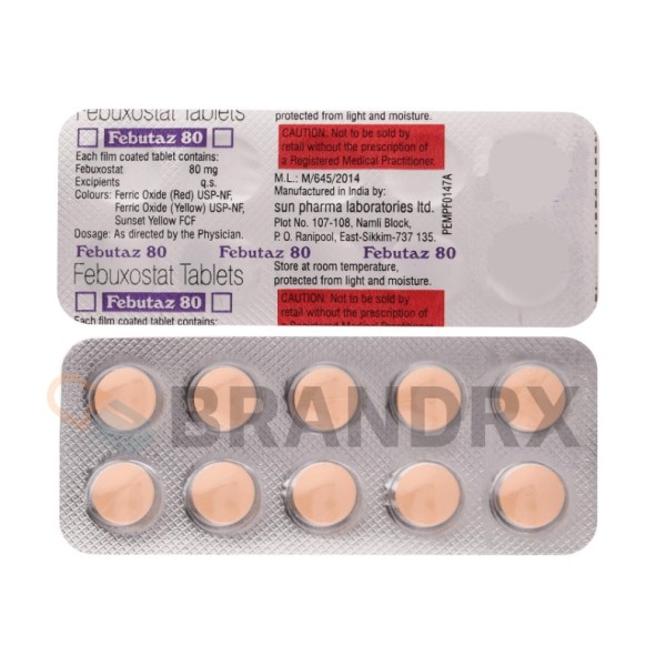 Febutaz 80 mg Sun Pharmaceuticals Industries