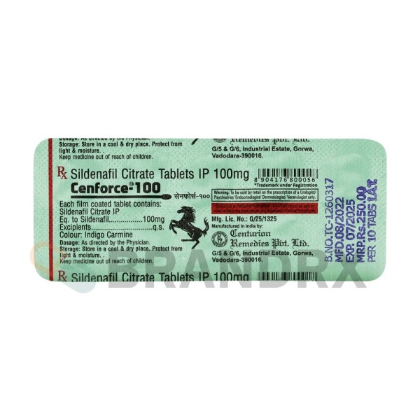 Cenforce 100 mg Centurion Laboratories