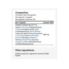 Super Thermo Blitz DMAA Warrior Labz Warrior Labs